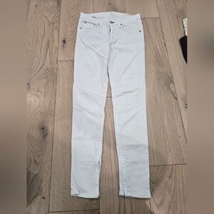 GUC rag & bone White Skinny Jeans